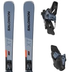 SALOMON E S/max 10 Xt + Mi12 Gw F80 Copen Bleu / Orange Noir 156 2025 - *prix inclut code SINGLE14 ou SIGLE18