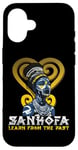 iPhone 16 Learn From The Past African Symbol Adinkra Sankofa History Case