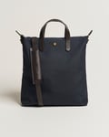 Mismo M/S Canvas Shopper Navy/Dark Brown