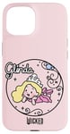 Coque pour iPhone 15 Wicked Glinda Daydreaming Playful Cartoon Style