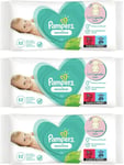 156-624 x Baby Wet Wipes PAMPER'S Sensitive Soft Gentle Fresh Babies No Newborn