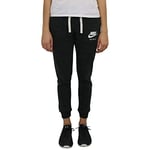 NIKE Women W NSW Gym VNTG Pant Pants - Black/Sail, XX-Large