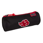 Trousse Gamer Case Naruto Cloud - trousse ronde avec 1 grand compartiment - intérieur doublé - détails brodés - fermeture éclair avec tirette ergonomique - 8 × 22 × 8 cm - Toybags