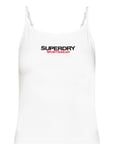 Superdry Sport Sportswear Logo Fitted Cami Vit