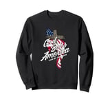 God Bless America Land of the Brave Sweatshirt