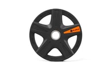 Disque olympique Wheel 15 kg, Unique, Noir