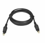 1.5M Optical TOS Link Cable Digital Audio HQ 4MM Lead GOLD For Soundbar/PS4TVSky