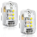 STARTRC Drone Strobe Light, Anti Collision Light, Rechargable Flash Led Lamp Light for FAA Drone Night Flying, Fits For DJI Mini 4 Pro, Air 3, Mavie 3, Mini 2 SE and All RC Drones Accessory(2pc)