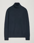 J.Lindeberg Olivero Structure Cotton Turtleneck Navy