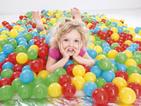 Fisher Price Play Balls 65mm x 100 Balls in Home & Outdoor Living > Sports & Outdoors > Playgrounds & Playhouses > Bouncy Castles