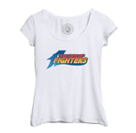 T-Shirt Femme Col Echancré The King Of Fighters Jeux Vidéo Retro Gaming Vintage