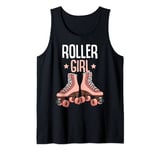 Roller Girl Roller Skates Skating Funny Girl Tank Top