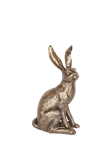 Laura Ashley Large Sitting Hare Sculpture, H42cm, Gold