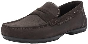 Geox u Moner w 2fit d Moccasin, Dk Brown, 6 UK