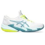 ASICS Femme Court FF 3 Clay Sneaker, White Soothing Sea, 39.5 EU