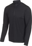 Ivanhoe Men's Underwool Sonny Half Zip Black, S