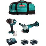 Kit MK214 (DTW1002 DGA504 2 x 5,0 Ah DC18RC LXT600) - Makita