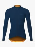 Le Col Hors Categorie Long Sleeve Jersey Top, Navy/Saffron