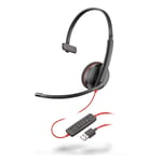 Plantronics Blackwire 3200 Mono Corded UC Headset With USB Connectivity