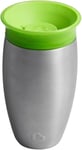 Munchkin Miracle 360 Degree Stainless Steel Sippy Cup, 10 oz296 ml, Green