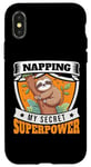 iPhone X/XS Napping Superpower Power Nap Lazy Pajama Day Sleep Sloth Case