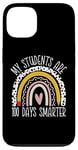 iPhone 13 Funny 100 Days Smarter 100th Day Of School Teacher Rainbow Case