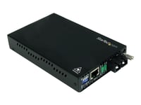 Startech.Com 10/100 Mbps Single Mode Fiber Media Converter Sc - 18.6 Miles/30Km Over Single Mode Sc Fiber (Et90110sm302) - Fibermedieomformer - 100Mb Lan - 100Base-Fx - Rj-45 / Sc-Enkeltmodus - Opp Til 30 Km - 1310 Nm - For P/N: Etchs2u, Sva12m2neua