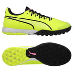 PUMA King Pro Tt Phenomenal - Electric Lime/sort/poison Pink - Turf (Tf), størrelse 44