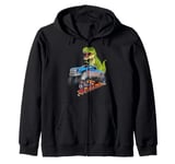 Monster Truck Toddlers Family Birthday Train Trex Dinosaur Zip Hoodie