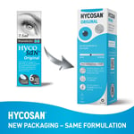 Hycosan Original Eye Moisturising Drops -Preservative Free Eye Drops - 7.5ml X2