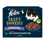 Felix Tasty Shreds Cat Food Mixed Selection In Gravy