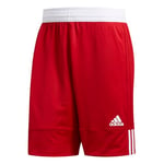 adidas Men's 3g Spee Rev Shr Sport Shorts, Power Red/White, XL Tall UK