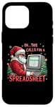 Coque pour iPhone 16 Pro Max This Calls for a Spreadsheet Pull de Noël moche et amusant