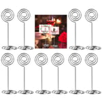 10pcs Swirl Table Number Photo Holder Stands for Weddings  Gatherings M8Z6