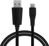 Câble USB de données Data 1m Pour Bose SoundLink Micro, Revolve, Revolve+, Color/SoundWear Companion Cordon USB de Charge Micro USB vers USB A 2.0 1A Noir Fil PVC