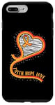 Coque pour iPhone 7 Plus/8 Plus Faith Hope Love Ruban orange pour sensibilisation à la leucémie et au cancer