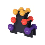 Vinyl Dumbbell Set Dumbbells Coated Hand Weight Pair Weights Home Gym Weights