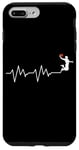 Coque pour iPhone 7 Plus/8 Plus Ballon de basket Battement de coeur Cadeau Joueur de Basketball