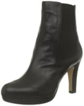 Clarks Kendra August, Boots femme - Noir (Black Leather), 37.5 EU (4.5 UK)