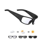 OhO sunshine Water Resistance Audio Sunglasses,Open Ear Bluetooth Smart Glasses to Listen Music and Make Phone Calls with Polarized UV400 Protection Safety Lenses