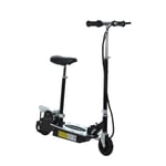 Kids Foldable Electric Scooter Battery 12V 120W Seat Brake Black 7-12 Years