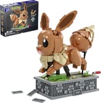 MEGA Pokémon Action Figure Building Set, Motion Eevee with 1366 Pieces, Turn Crank for Running Movement, Build & Display Toy for Collectors, HTH71