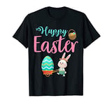 Happy Easter Day Bunny Wagon Easter Egg Gift Ideas T-Shirt