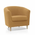 SOFASKINS® Housse pour Fauteuil - Housse de canapé Super élastique - Design Exclusif - Respirant et Durable - Facile à Installer - 60-90 cm - Jaune