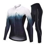 DLSMB Maillot de cyclisme pour femme Maillot à manches longues Maillot de cyclisme Maillot de sport Haut de sport, A4, xl