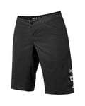 Fox Ranger Lite Short Vtt Femme, Noir (Doublure Avec Fond Amovible)