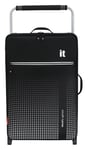 IT Luggage it World's Lightest 2 Wheel Suitcase Black Medium