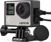 Frame Cadre Monture avec Couvercle D'objectif Compatible avec GoPro Hero 4, Hero 3+, Hero 3 Caméra Sport