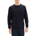 Pull Tom Tailor  Pull  CREW NECK BASIC Navy Melange