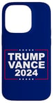 Coque pour iPhone 14 Pro T-SHIRT TRUMP VANCE 2024 REPUBLICAIN TICKET PRÉSIDENTIEL